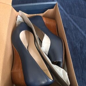 Cole Haan Blue Heels Sophisticated Style